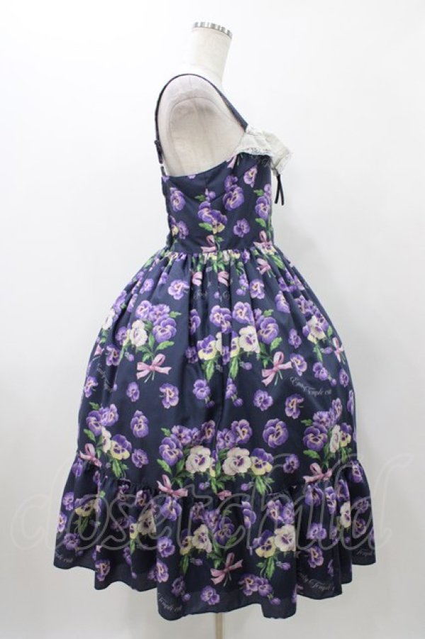 画像3: Emily Temple cute / Pansy ribbonキャミワンピース M ネイビー H-25-11-13-016-ET-OP-KB-ZH (3)