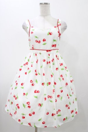 画像: MILK / ハートチェリーベビードール  オフ×レッド H-25-11-13-023-ML-OP-KB-ZH