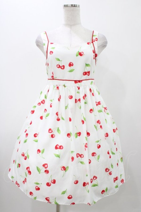 画像1: MILK / ハートチェリーベビードール  オフ×レッド H-25-11-13-023-ML-OP-KB-ZT467 (1)