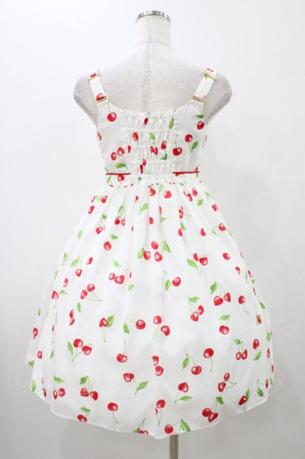 画像2: MILK / ハートチェリーベビードール  オフ×レッド H-25-11-13-023-ML-OP-KB-ZT467 (2)