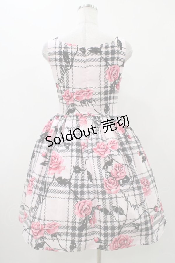 画像2: MILK / ラヴィアンローズドレス  ベビーピンクベース H-25-11-13-025-ML-OP-KB-ZH (2)