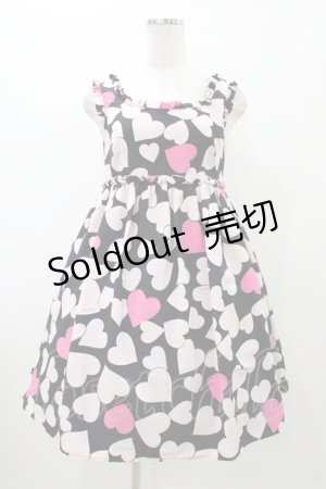 画像: MILK / ロックンハートベビードール  ブラック H-25-11-13-026-ML-OP-KB-ZH