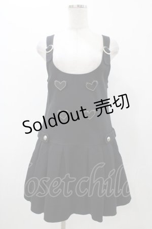 画像: MILK / ハートボタンジャンスカ  ブラック H-25-11-13-027-ML-OP-KB-ZH