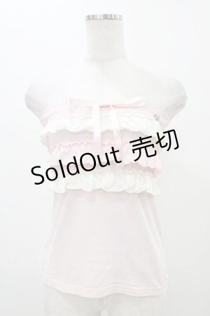 画像: MILK / バニーチューブTops  ピンク H-25-11-13-035-ML-TO-KB-ZH