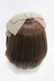 画像2: an another angelus / リボンカチューシャ  Beige H-25-11-14-004-CA-AC-NS-ZH (2)