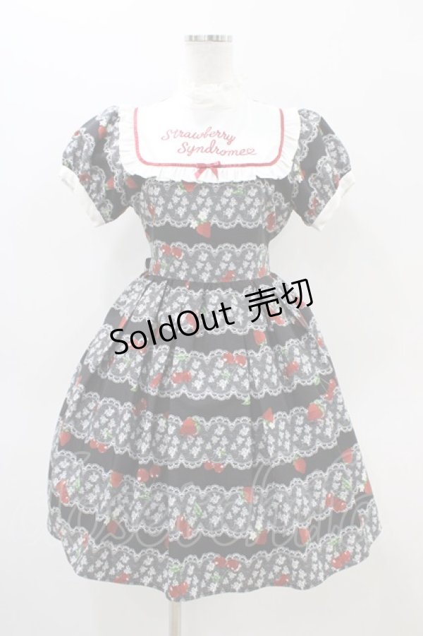 画像1: Ank Rouge / Lacycherryberryヨーク切替ワンピース M ブラック H-25-11-14-040-CA-OP-NS-ZH (1)