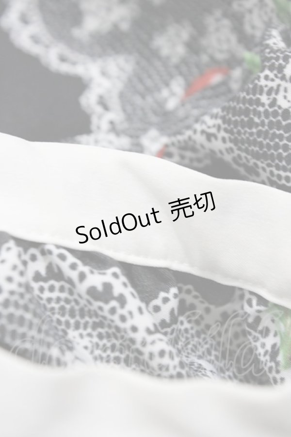 画像4: Ank Rouge / Lacycherryberryヨーク切替ワンピース M ブラック H-25-11-14-040-CA-OP-NS-ZH (4)