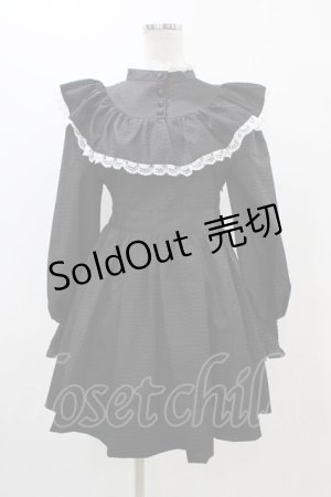 画像: Manon Mimie / ヨークフリルワンピース Free ブラック H-25-11-14-043-0-OP-NS-ZH