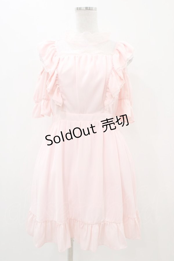 画像1: Princess Melody / フリルワンピース Free ピンク H-25-11-14-044-EL-OP-NS-ZH (1)