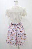 画像2: Amavel / スウィーツ柄ワンピース Free オフ/ラベンダー H-25-11-14-045-CA-OP-NS-ZH (2)