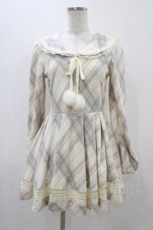 画像: LIZ LISA / チェックセーラーワンピース Free オフ H-25-11-14-047-LO-OP-NS-ZH