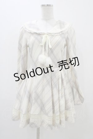 画像: LIZ LISA / チェックセーラーワンピース Free オフ H-25-11-14-047-LO-OP-NS-ZH