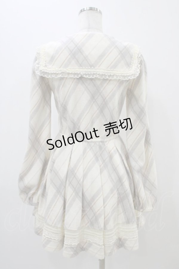 画像2: LIZ LISA / チェックセーラーワンピース Free オフ H-25-11-14-047-LO-OP-NS-ZH (2)