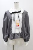 画像1: Cherirulu Chocola / MYリボンマルエリブラウス 3L グレー H-25-11-14-056-0-BL-NS-ZH (1)