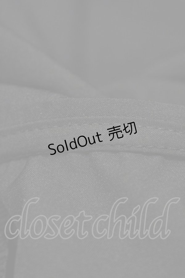 画像3: m petit by misako / AM マルエリフリルブラウス LL ブラック H-25-11-14-058-LO-BL-NS-ZH (3)