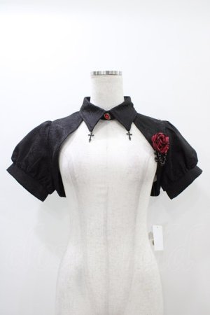画像: To Alice / BlackShamrock/ローズプリンセスショートボレロ S ブラック H-25-11-14-059-LO-TO-NS-ZH