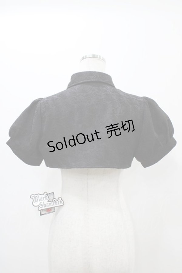 画像2: To Alice / BlackShamrock/ローズプリンセスショートボレロ S ブラック H-25-11-14-059-LO-TO-NS-ZH (2)