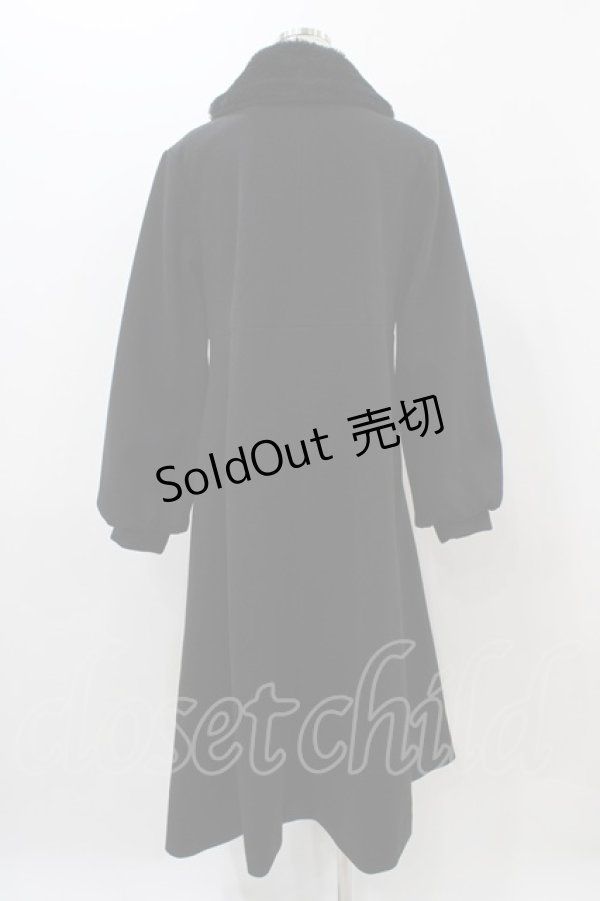 画像2: m petit by misako / AM*リボンコート LL ブラック H-25-11-14-061-LO-CO-NS-ZH (2)