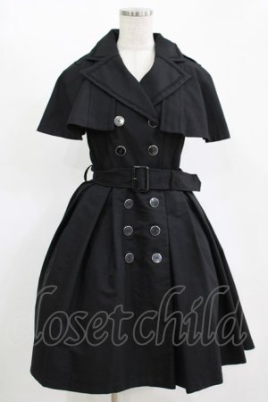 画像: Sheglit / "Morstan"ケープベストワンピース  ブラック H-25-11-14-1001-EL-OP-KB-ZH