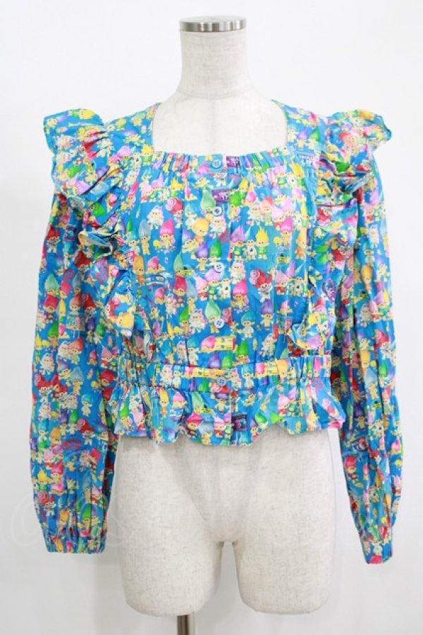 画像1: LAND by MILK BOY / GOOD LUCK TROLLS   ブルー H-25-11-14-1028-MB-TO-KB-ZH (1)