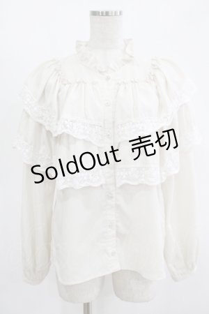 画像: MILK / ALICE'Sブラウス  アイボリー H-25-11-14-1031-ML-BL-KB-ZH