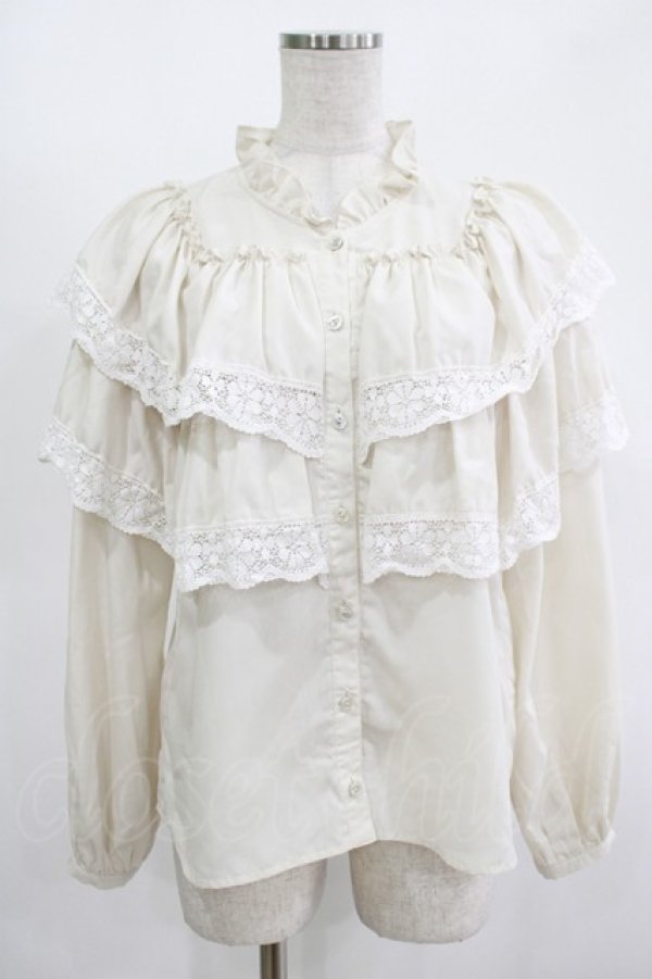 画像1: MILK / ALICE'Sブラウス  アイボリー H-25-11-14-1031-ML-BL-KB-ZH (1)