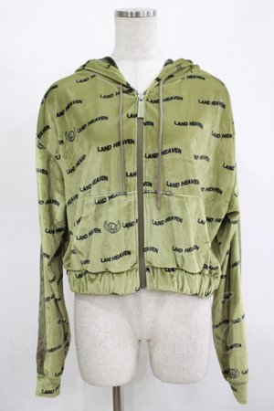 画像: LAND by MILKBOY / LAND HEAVEN HOODIE  カーキ H-25-11-14-1035-MB-TO-KB-ZH