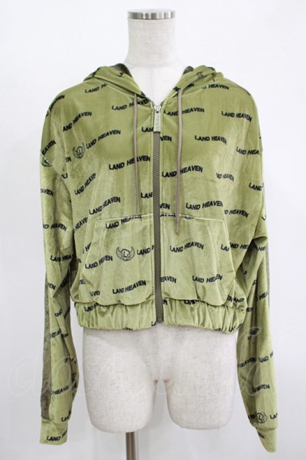 画像1: LAND by MILKBOY / LAND HEAVEN HOODIE  カーキ H-25-11-14-1035-MB-TO-KB-ZH (1)