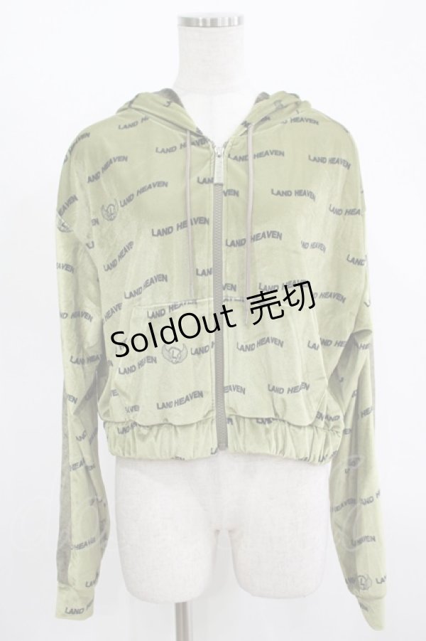 画像1: LAND by MILKBOY / LAND HEAVEN HOODIE  カーキ H-25-11-14-1035-MB-TO-KB-ZH (1)