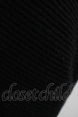 画像4: MILKBOY / ファー付ニットポンチョ  ブラック H-25-11-14-1036-MB-TO-KB-ZH (4)