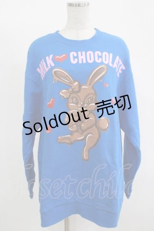 画像: MILK / チョコレートバニースウェット  ブルー H-25-11-14-1038-ML-TO-KB-ZH