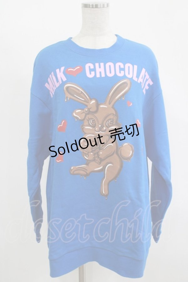 画像1: MILK / チョコレートバニースウェット  ブルー H-25-11-14-1038-ML-TO-KB-ZH (1)