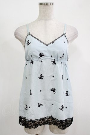 画像: MILK / プードルキャミ  サックス H-25-11-14-1040-ML-TO-KB-ZH