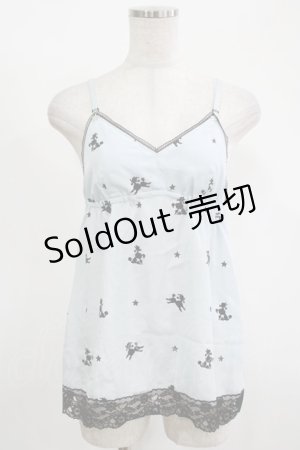 画像: MILK / プードルキャミ  サックス H-25-11-14-1040-ML-TO-KB-ZH