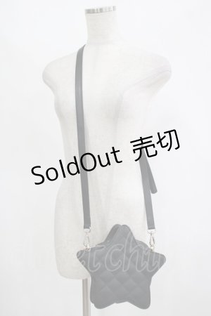 画像: MILK / Kiki&Lala STARショルダーBAG  ブラック H-25-11-14-1041-ML-BG-KB-ZH