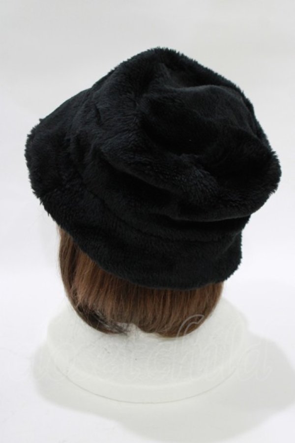 画像2: MILKBOY / FUR HAT  ブラック H-25-11-14-1044-MB-AC-KB-ZH (2)
