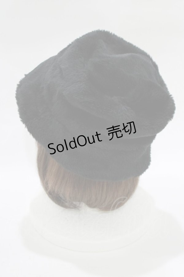 画像2: MILKBOY / FUR HAT  ブラック H-25-11-14-1044-MB-AC-KB-ZH (2)
