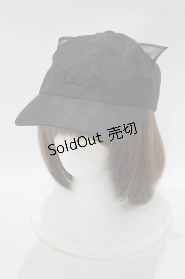 画像1: LAND by MILK BOY / LAND CAT CAP  ブラック H-25-11-14-1045-MB-AC-KB-ZH (1)