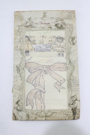 画像: Grimoire / プリントタイツ  アイボリー H-25-11-14-1046-GO-ZA-KB-ZH