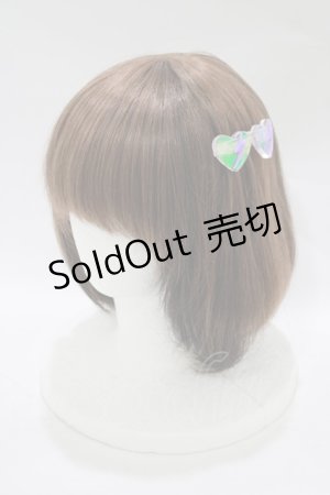 画像: MILK / ハートグラスバレッタ   H-25-11-14-1047-ML-AC-KB-ZH