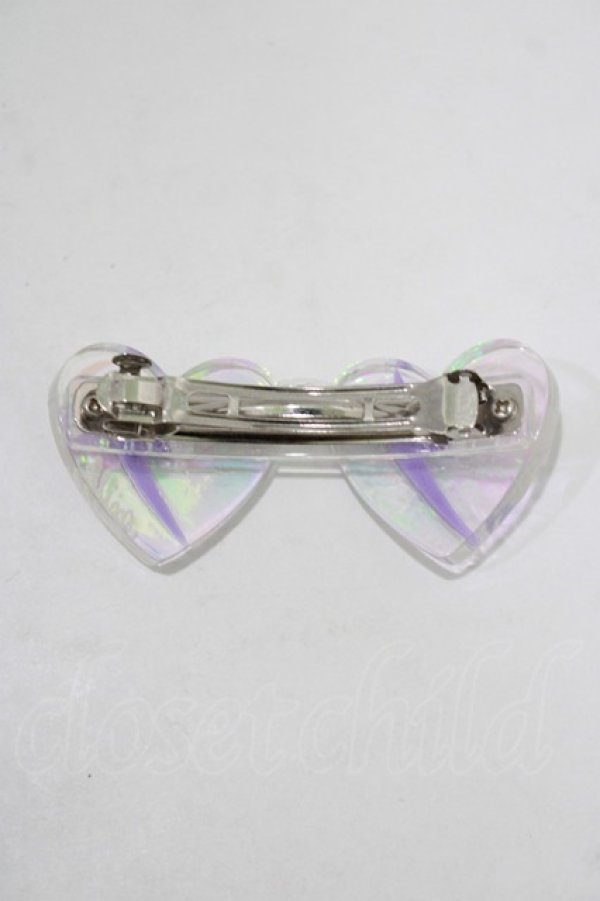 画像3: MILK / ハートグラスバレッタ   H-25-11-14-1047-ML-AC-KB-ZH (3)