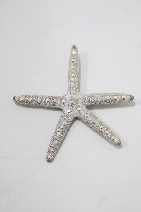 画像2: MILK / STARFISHヘアーピン  ホワイト×オーロラ H-25-11-14-1050-ML-AC-KB-ZH (2)