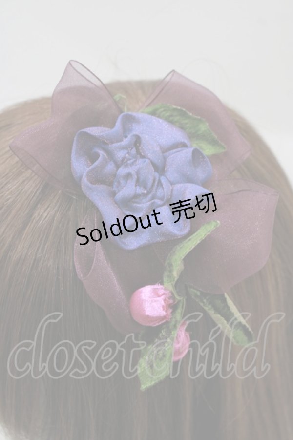 画像2: MILK / コサージュカチューシャ  パープル H-25-11-14-1053-ML-AC-KB-ZH (2)