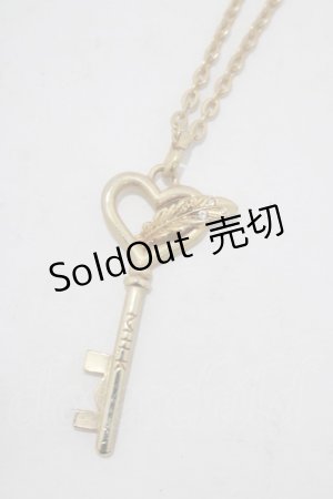 画像: MILK / Keyネックレス  ゴールド H-25-11-14-1055-ML-AC-KB-ZH