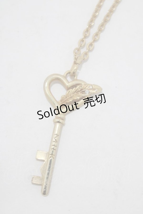 画像1: MILK / Keyネックレス  ゴールド H-25-11-14-1055-ML-AC-KB-ZH (1)