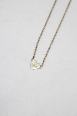 画像: MILK / ロゴハートネックレス  シルバー H-25-11-14-1056-ML-AC-KB-ZH