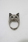 画像1: MILK / BABY CAT Collectionリング 約12号 シルバー H-25-11-14-1058-ML-AC-KB-ZH (1)