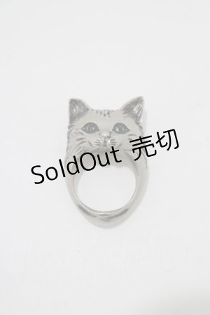 画像: MILK / BABY CAT Collectionリング 約12号 シルバー H-25-11-14-1058-ML-AC-KB-ZH