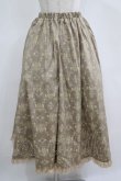 画像1: STEAM / 総柄ロングスカート  ベージュ H-25-11-14-1006-HN-SK-KB-ZH (1)