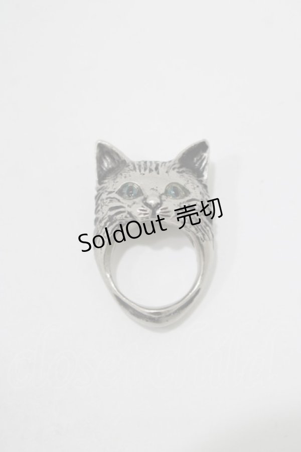 画像1: MILK / BABY CAT Collectionリング 約8号 シルバー H-25-11-14-1060-ML-AC-KB-ZH (1)